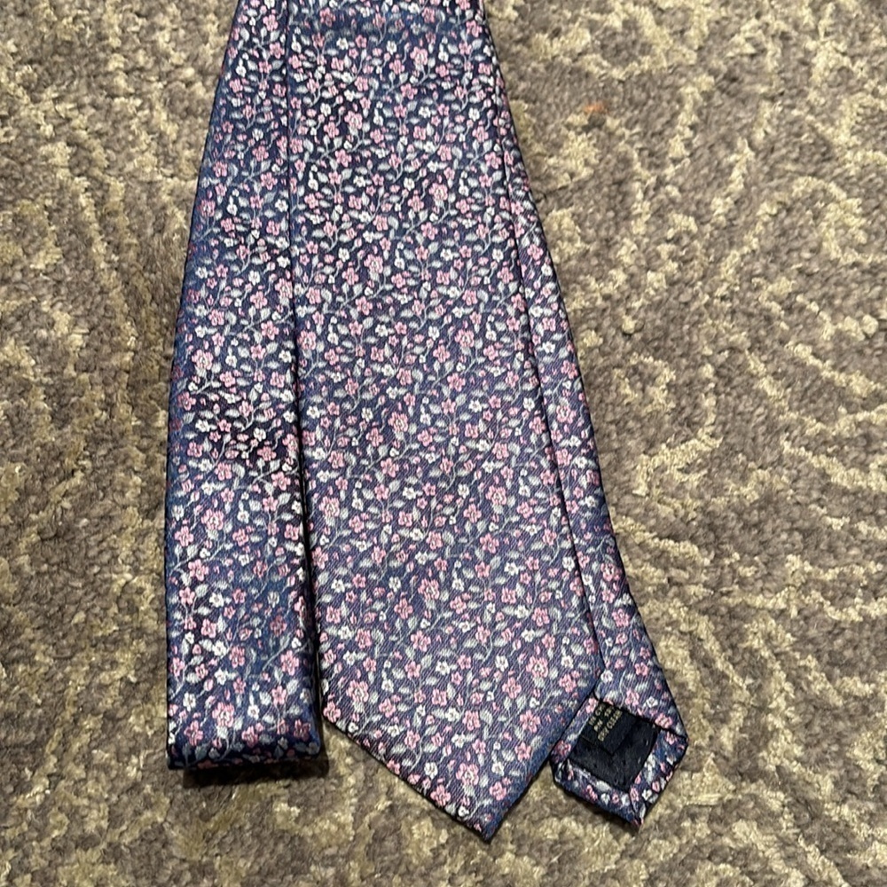 US Polo Assn purple pink grey tie